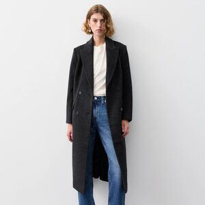 The Curated, The New York Coat, Charcoal